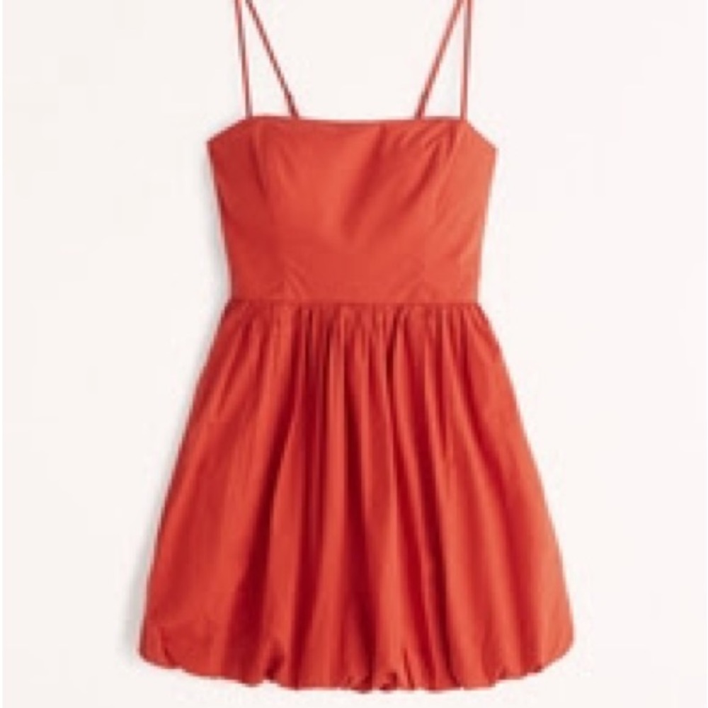 Bubble Hem Mini Dress by A&F